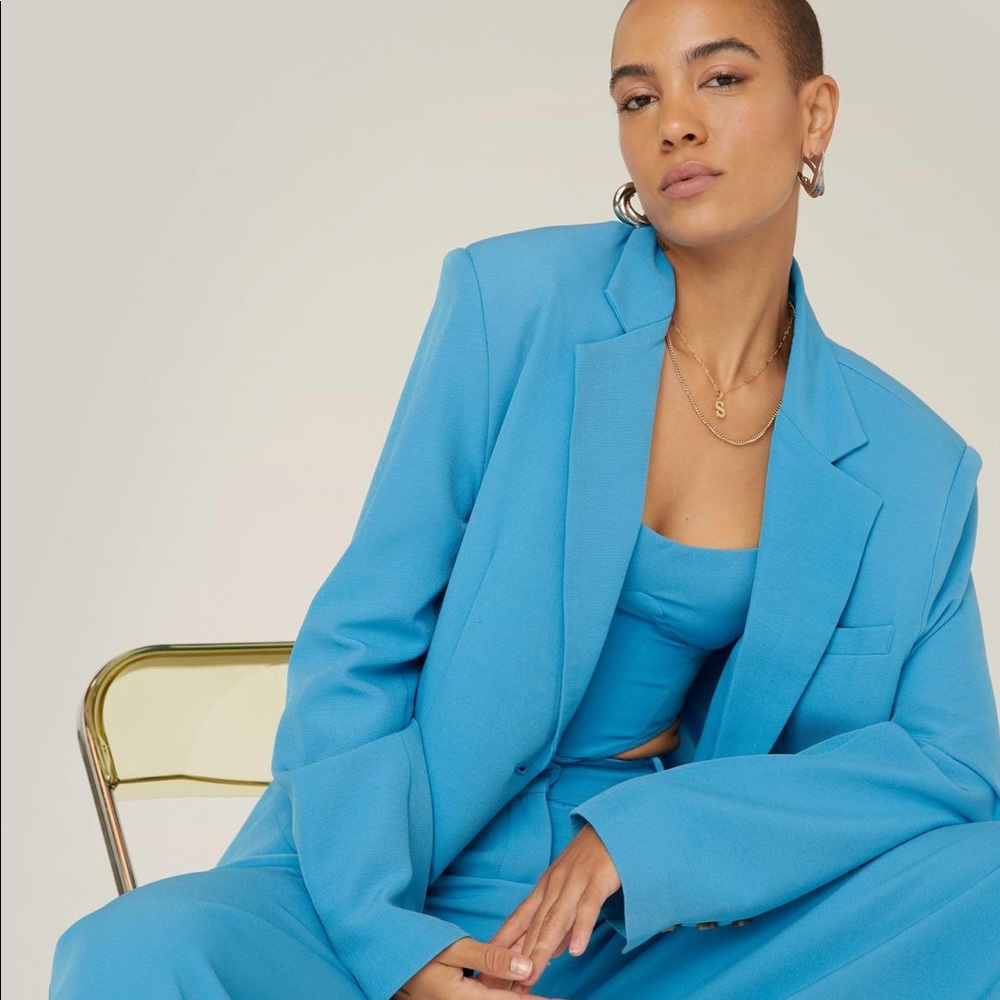 Oversized Pocket Suit Blazer and matching suit pants